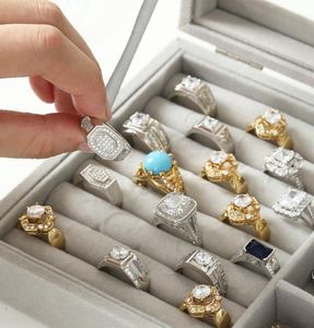 Organisateur Afficher les bijoux de voyage Boîtes de rangement de bijoux portables Collier Boîne à bijoux Boîte à bijoux
