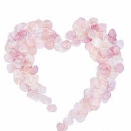 Organza 200 piezas Pétalos de rosa para la boda Fr Girls Artificial Frs Día de San Valentín Pétalos de rosa Accories deco mariage m2lm #