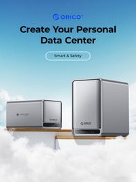 Orico 2/5 Bay Personal Cloud Network Storage, ondersteunt externe toegang, gedeelde gegevens, intelligente classificatie, automatische back -up