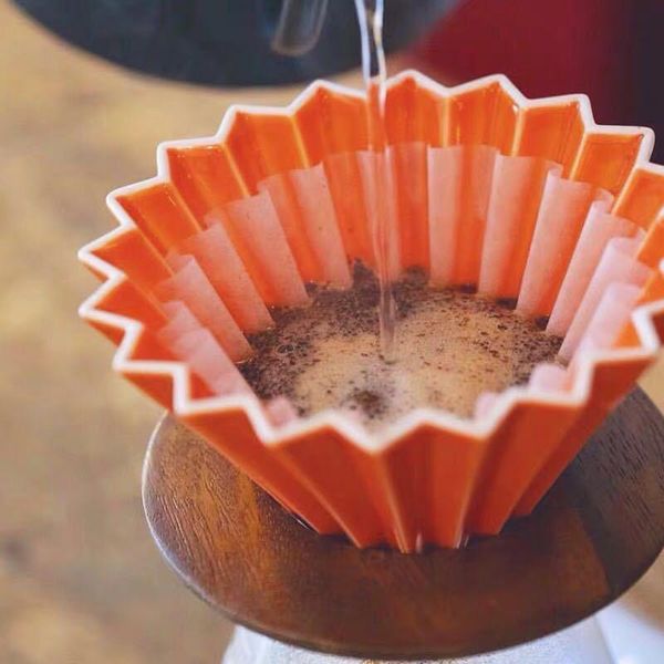 Origami céramique café goutteur V60 filtre tasse 1-2 tasses cafetière Barista outils brasser filtre tasse goutte à goutte