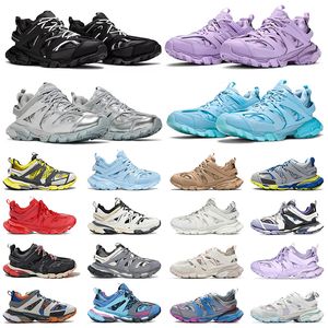 Balencaigas Shoes Balenciaga Balanciaga Track 3 3.0 Mens Womens Luxurys Designer Shoes All Blacks White Purple Beige Green Pink Blue【code ：L】Mens Shoes Sneakers Platform Trainers