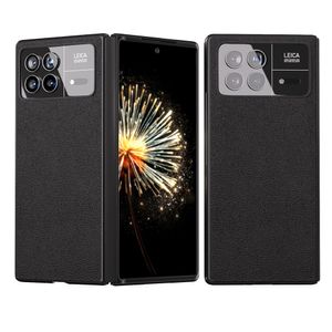 Étui Litchi en cuir véritable Abeel d'origine pour Xiaomi MIX Fold 3 2 housse d'armure d'affaires rétro