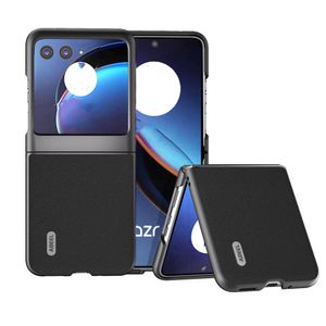 Origina Abeel Véritable étui en cuir véritable pour Moto Razr 40 Ultra Retro Business Armor Cover