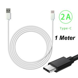 Câble USB de haute qualité 1m 3ft 2A Type C câbles Micro Android chargeur rapide Charge de données pour Samsung Galaxy Note 10 Plus