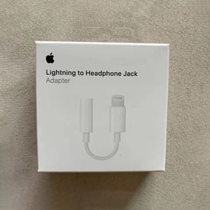 Originele 1;1 lightning 3.5mm hoofdtelefoon adapter Adaptador Voor Apple iPhone 14 13 12 11 Pro Aux Audio Splitter Verlichting 3.5mm Adapter Koptelefoon Jack Kabel