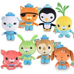 Origineel 13cm19cm Octonauts Plush Toys Barnables Peso KwaZii Tweak Animal Gevulde feestje Verjaardagsgeschenk Kid Kerstmeisje Toy 220628