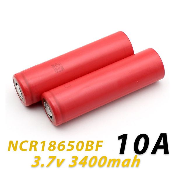 Batterie originale 18650 3400MAH 10A Sanyo NCR18650BF déchargeur batterie Rechargeable au Lithium pour Sony VTC6 5 Samsung 25R 30Q 3400MAH batterie