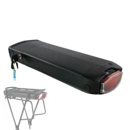 Batterie originale 18650 de vélo électrique avec support arrière, 36V, 17,5 ah, 13ah, 48V, 52V, 14ah, pour 250W-1000W