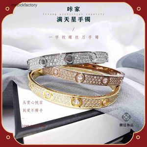 Bracelet Cartres Original 1to1 pour homme, tournevis Tian Xing, mode, or 18 carats, cinquième génération, or 18 carats, MX56 MX56, offre spéciale
