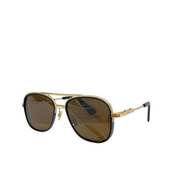 Original 1to1 Dita D familys lunettes de soleil punk rondes de haute qualité pour hommes en métal et lunettes personnalisées nostalgiques pour femmes