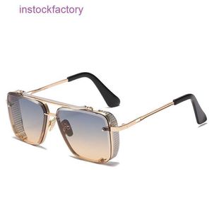 Original 1to1 Dita Neon Sunset Lunettes de soleil en maille métallique dégradée Protection UV pour hommes et femmes 1906 7ZOF