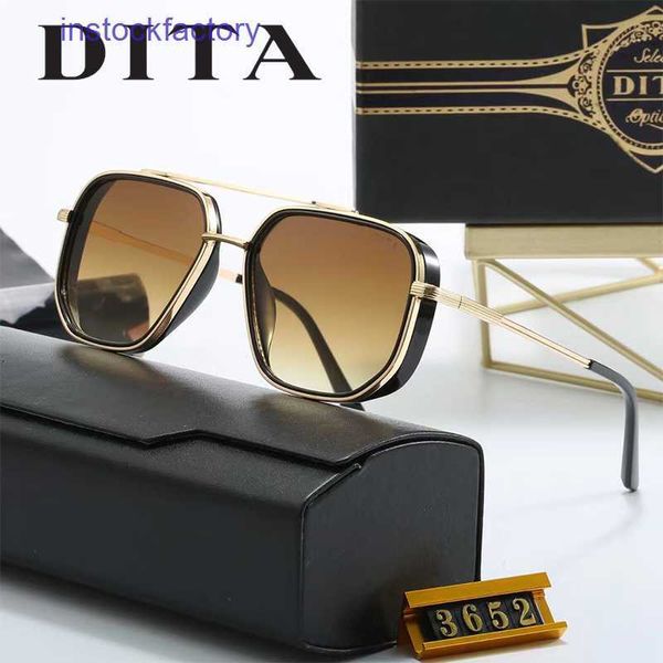 Original 1to1 Dita El primer pedido se reduce inmediatamente DITA Tita Gafas de sol Gafas informales de negocios de alta calidad Foto de calle de moda