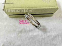 Originele 1to1 van C-a High V Gold-versie Signature Bracelet Dames 18K Rose gepersonaliseerde Lucky Clover Set Diamonds5EFJ2Ox 8rxj