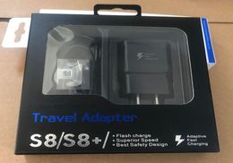 Original 2 en 1 avec emballage 5V 2A USEU Plug Charge rapide Adaptateur de voyage Chargeur rapide mural 12M Type C Câble USB pour Samsun5858410
