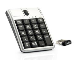 Ratón óptico iOne Scorpius N4 original 2 en teclado USB Teclado numérico con cable de 19 con ratón y rueda de desplazamiento para entrada rápida de datos13856764