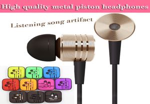 Originele 35 mm zuiger hoofdtelefoon metalen oortelefoon oortelefoon oordopjes ruisonderdrukking ineer headset met microfoon afstandsbediening voor iPhone Android Samsung5599127