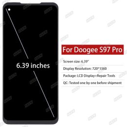 6.39 "pour Doogee S97 Affichage de l'écran LCD NOUVEAU DOOGEE S97 PRO TOCK SCREAT 100% Test S97Pro Numéros de remplacement Téléphone