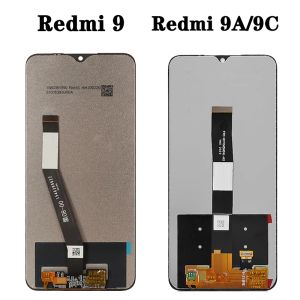 Origineel 6.53 '' Redmi 9 M2004J19G LCD voor Xiaomi Redmi 9A 9C M2006C3LG M2006C3MG LCD Display Touch Screen Digitizer -assemblage