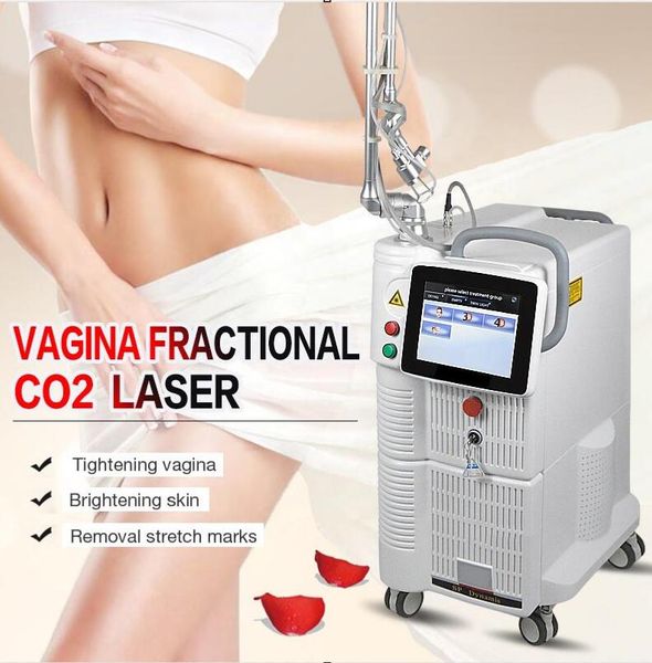 Original 60 watts 4D Fo-to système fractionné CO2 Laser Allemagne bras VaginaTightening Enlèvement des cicatrices Vergetures rides éliminent la machine de beauté de rajeunissement de la peau