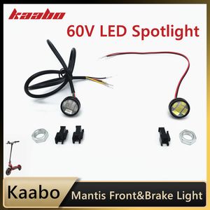 Originele elektrische scooter 60V LED-schijnwerper voor KAABO MANTIS 10/8 Kickscooter voordekremlichtonderdelen