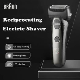 Rasoir électrique d'origine 7200S pour hommes 3D lame flottante raser rasage de rasage de barbe de rasoir pour le coiffeur 240410