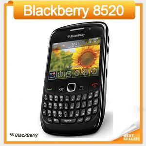 Originele 8520 BlackBerry 8520 Ontgrendeld WiFi mobiele telefoon Gratis verzending door Singapore Post Refurbished