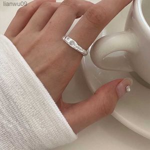 Originele 925 Sterling Zilver Witte Steen Ringen Voor Vrouwen Paar Bruiloft Verloving Zilveren vrouwen Vintage Ring Fijne Sieraden L230704