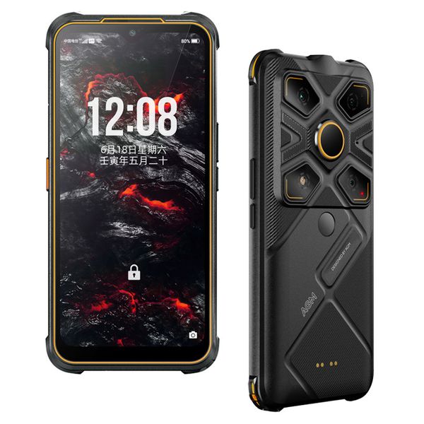 Téléphone portable d'origine AGM G1S Pro 5G thermographie infrarouge 8 Go de RAM 128 Go de ROM Snapdragon 480 Android 6.53 