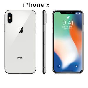 Téléphones Apple iPhone X de 5,8 pouces d'origine A11 ID Face ID iOS HEXA CORE 3GB RAM 64 Go 256 Go ROM ROM Smart Phone Smart REDUBUSE