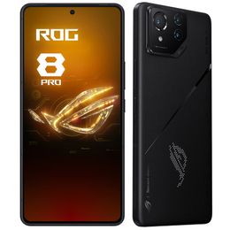 Téléphone portable de jeu d'origine Asus ROG 8 Pro 5G intelligent 24 Go de RAM 1 To ROM Snapdragon 8 Gen3 50.0MP Android 6,78 "165 Hz AMOLED écran d'empreinte digitale ID IP68 téléphone portable étanche