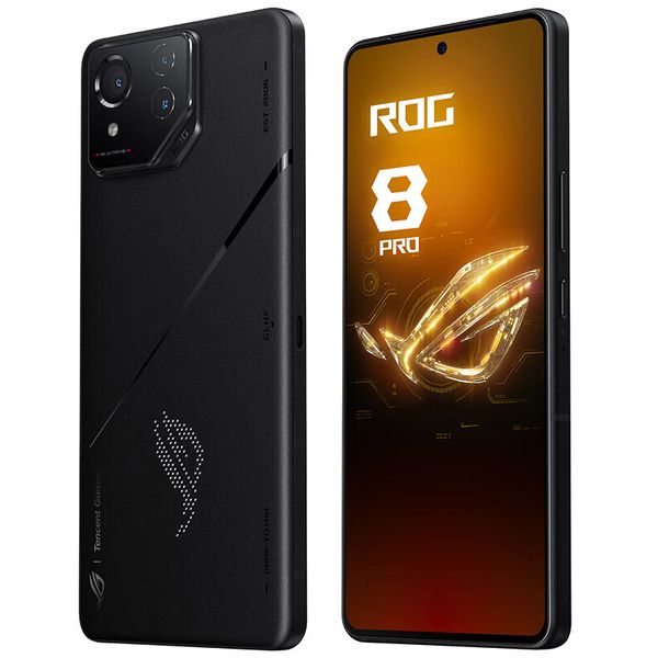 Téléphone portable de jeu d'origine Asus ROG 8 Pro 5G intelligent 24 Go de RAM 1 To ROM Snapdragon 8 Gen3 50.0MP Android 6,78