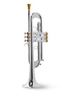 Trompette plate originale B LT197GS-77 instrument de musique trompette plaquée argent de type plus lourd jouant de la musique pour les débutants
