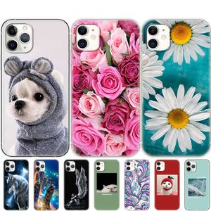 Silicon Telefoon Case Cover Voor Iphone 11 Case Voor Pro Max ElEvEn Zachte TPU Coque Etui Bumper Terug Volledige Bescherming