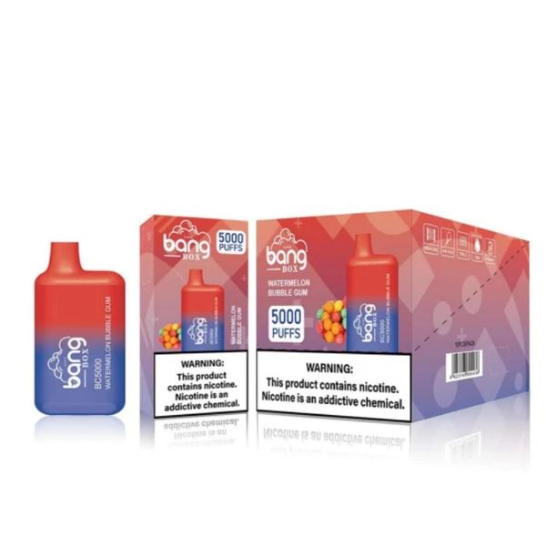 Original Bang BC5000 Boîte de vape jetable 5000 bouffées Dispositif E Cigarettes Kit 650mah 14ml Cartouches remplies Pod Vape Juice Mesh Bobine également Elf World Bar