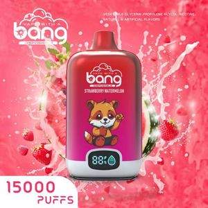 Bang Digital original 15000 bocanadas desechables Vape Pen Puff 15k E Cigarrillo Bangbar 23ml POD PREDED 500MAH RECARGABLE Tipo-C 12 Sabores vs Randm Tornado 12K 15K