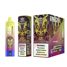 Originele Bang King Box 20000 Puffs Wegwerp E Sigaretten 20K Puff Bar 26ml voorgevulde Pod Oplaadbare Vapes 15000Puff Randm 15K Vapers 12 Flavours Vaper