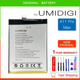 Batterie d'origine A11pro Max pour Umi Umididigi A11 Pro Max 5150mAh Phone Mobile Bateria en stock + numéro de suivi des cadeaux gratuits