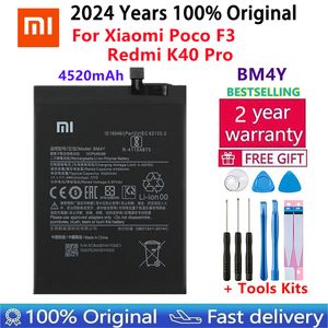 Originele batterij Xiaomi Mi Redmi Opmerking Pocophone Poco F1 F2 F3 3 3S X3 K30 4 4X K40 5 6 7 8 8T 9 9A 9C 9T 10 10S 10T 11 Pro Lite