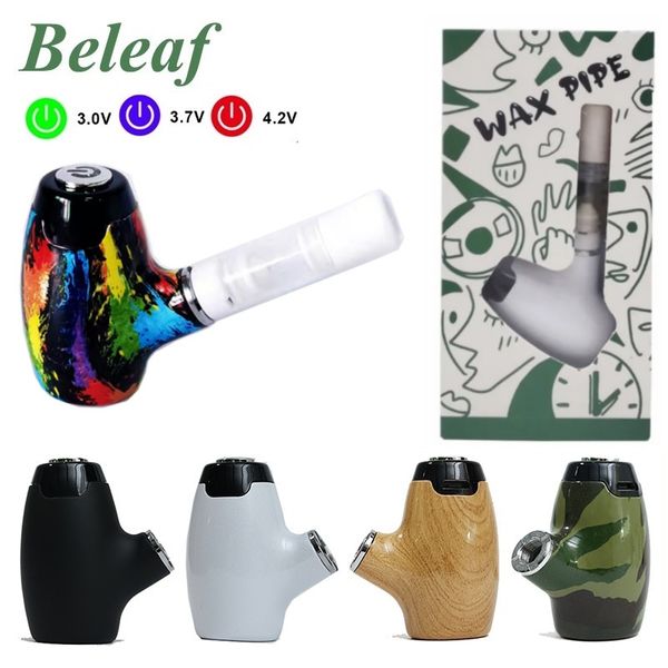 Kit de tubo de cera Beleaf original, 900 mAh, precalentamiento, voltaje variable, concentrado, pluma, vaporizador, kits de cigarrillos electrónicos, vapor recargable por USB