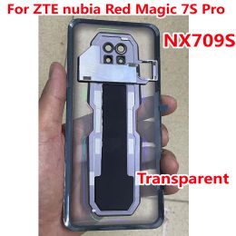 Original Meilleur batterie Couvre arrière de carter de boîtier de porte Téléphone pour ZTE Nubia Red Magic 7S Pro Board arrière Board avec lentille en verre de la caméra