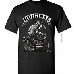 Original Biker Skull TShirts Ride Or Die Route 66 Moto Mc T Shirt Hommes Summer Design T Shirt 220706