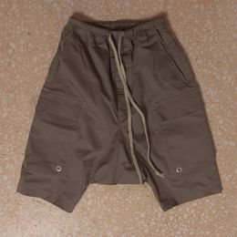 Originele zwarte DRK-short High Street casual broek werkkleding normaal kruis oversized herenshorts trendmodeshorts