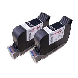 Originele zwarte snelle droge hand printer oplosmiddel inktcartridge W3T10B 2590 FOL13B IQ800-N-BL 53S+ 60082A voor online TIJ 2.5 Inkjet-printer