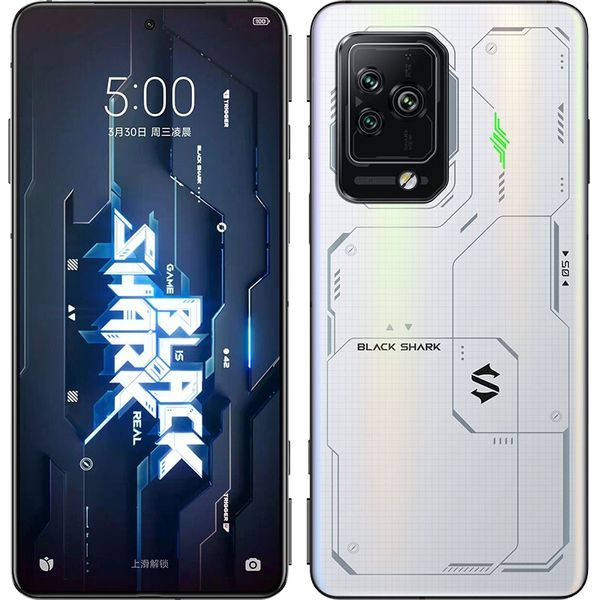 Téléphone portable d'origine Black Shark 5 Pro 5G Gaming 8 Go 12 Go de RAM 256 Go de ROM Snapdragon 8 Gen 1 Android 6,67