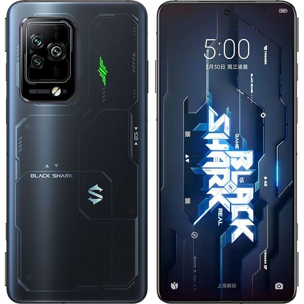 Téléphone portable d'origine Black Shark 5 Pro 5G Gaming 8 Go 12 Go RAM 256 Go ROM Snapdragon 8 Gen 1 Android 6,67 