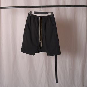 Originele zwarte shorts High Street casual broeken Werkkleding Normaal kruis Oversized herenshorts Trendmode shorts