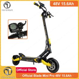 Origineel Blade Teverun Mini Scooter 48V 15.6Ah 20.8Ah Dual Motor 500W Minimotor Display TFT Display In NFC Lock Teverun Electric Scooter