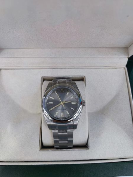 Certificado de caja original de 18k Gold Presidente Daydate Watch Men Sea inoxidable Diamante Bisel Automático Muñeco de pulsera Relojes masculinos dial