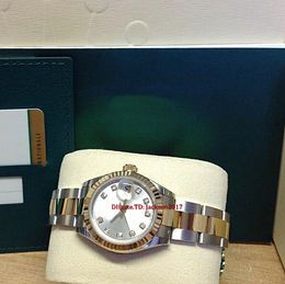 Originele Box Certificaat Lady Watch 28mm 279173 Silver Diamond Dial Asia 2813 Beweging Automatisch