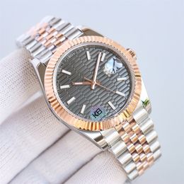 Originalverpackung, klassische Diamantuhr, Herrenuhr, automatische mechanische Uhr, 41 mm, Saphirglas, wasserdichtes Design, Montre De Luxe AAA
